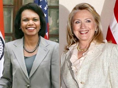 Clinton, Rice top poll of likely US presidential contenders