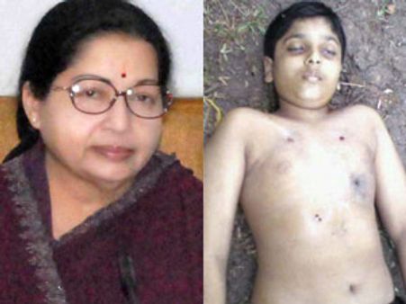 Prabhakaran's son killed brutally; Jaya slams Sri Lanka