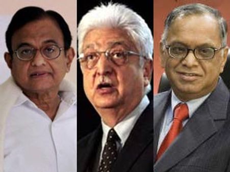 Chidu's Budget affects Azim Premji,impresses Narayana Murthy