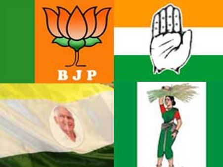 JD(S) candidate turns EVM table thrice after casting ballot!