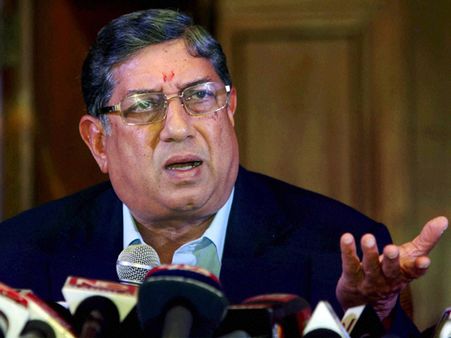IPL scandal: Now, govt wants Srinivasan to step down