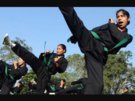 CRPF unveils women commando squad