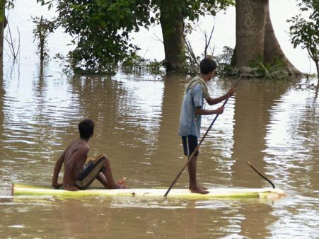 Assam floods: Erosion hits Chirang district, roads snapped