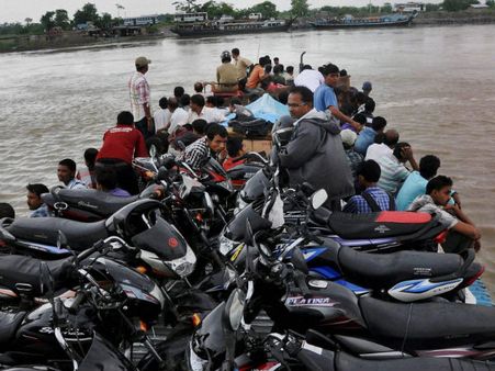 Assam floods: 27,000 people, 1,519 hectares of crop land hit