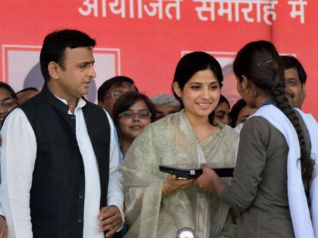 In Pics: Akhilesh's laptops to make students porn addict?