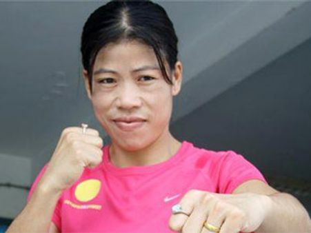 Boxing champ Mary Kom champions Imphal roads