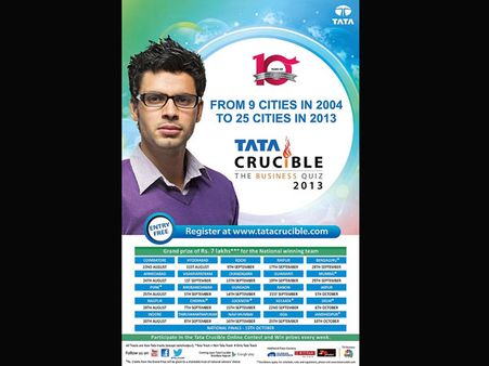Tata Crucible Business Quiz 2013 to kick off on Thursday