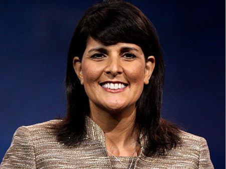 Nikki Haley locks herself out of mansion in bathrobe