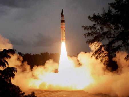 India successfully launches Agni V ballistic missile