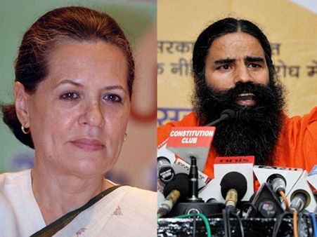 Ramdev's Detention: A conspiracy by Sonia Gandhi, fears Yoga Guru