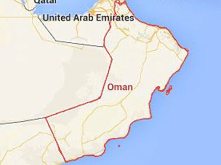 A dhow capsizes off Oman, Indian sailors rescued