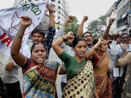 Group of ministers formed on Telangana creation