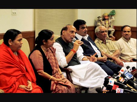 BJP leaders attack Congress at Sonepat rally