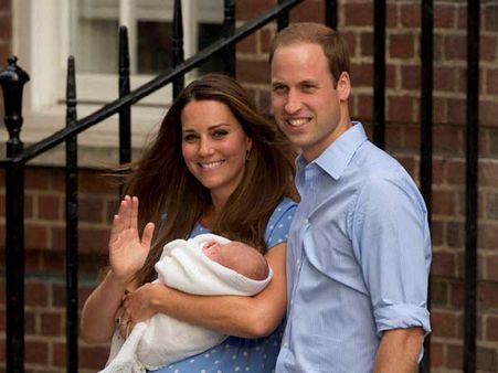 Prince George baptised in London