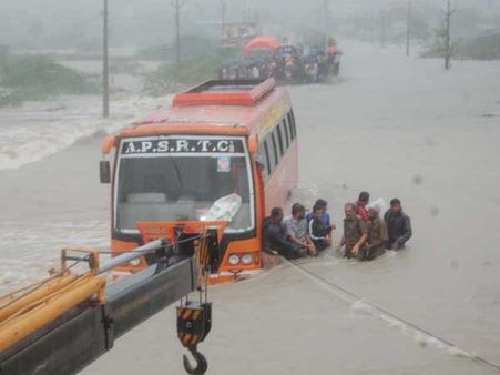 In Pics: Odisha, Andhra on high alert after rain-related deaths
