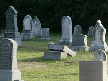 Graves found damaged in UP