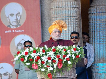 Narendra Modi stresses education, health at Belgaum rally