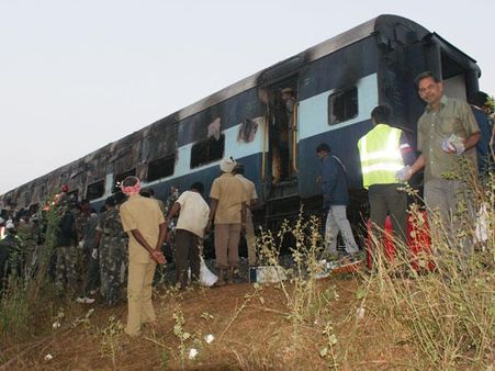 AP train fire: Forensic experts begin investigations