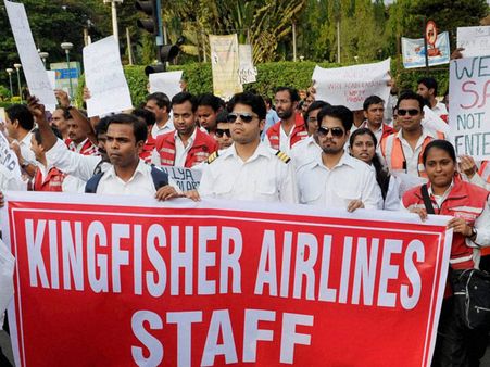 Kingfisher Airlines employees file complaint against Mallya