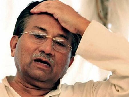 Musharraf served with arrest warrant at hospital
