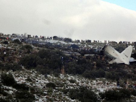 Army plane crashes in eastern Algeria, 103 killed