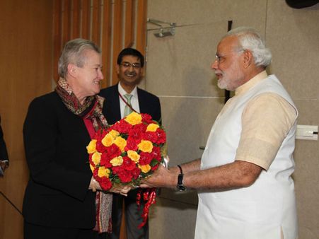 Powell's meeting with Modi 