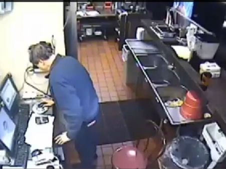 Caught on camera: Pizza Hut employee 'urinates' in sink; gets fired