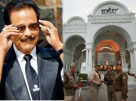 In Pics: Will black ink 'dent' Sahara King Subrata Roy's royal image?
