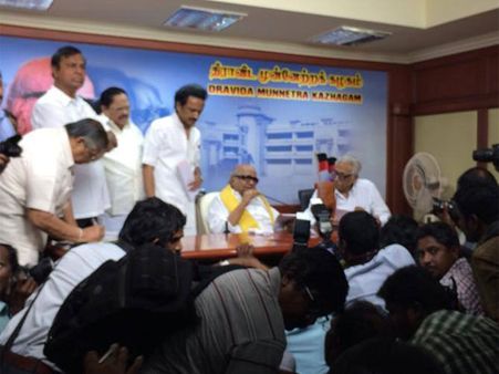DMK first list of candidates out; Raja, Maran to contest