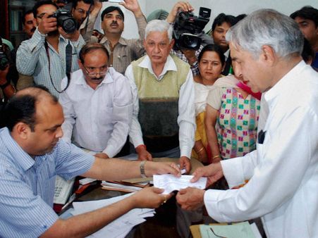 LS polls: Pawan Kumar Bansal files nomination from Chandigarh