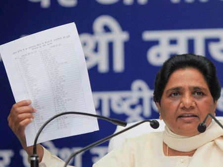 UP: Mayawati names candidates against Modi, Mulayam