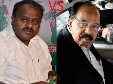 Top contests of 2014: HD Kumaraswamy v/s Veerappa Moily in Karnataka