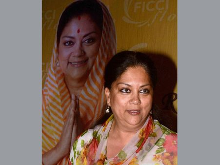 Vasundhara Raje hits out at Cong candidate who threatened to kill Modi