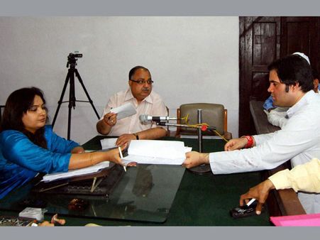 Varun Gandhi files nomination from Sultanpur LS seat