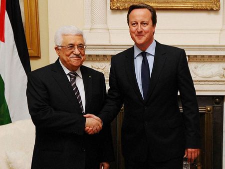 Cameron, Abbas meet over Palestine-Israel peace talks