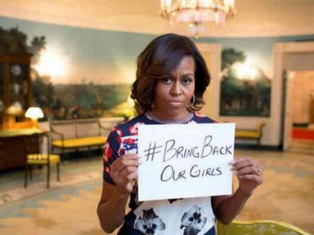 In Pics: From Malala to Michelle, World demands #BringBackOurGirls