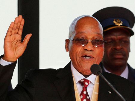 Zuma appoints South Africa's first black finance minister
