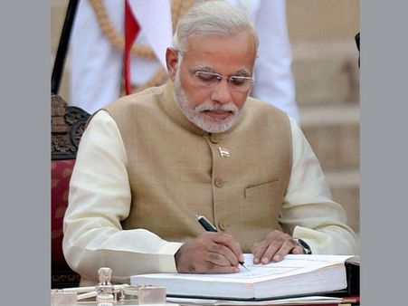 In pics: Narendra Modi's remarkable journey from a tea-seller to the PM of India