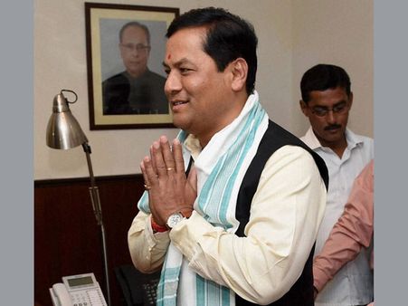 Sarbananda Sonowal takes charge as sports minister