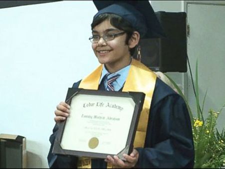 10-yr-old Indian prodigy Tanishq Abraham graduates high school in US!