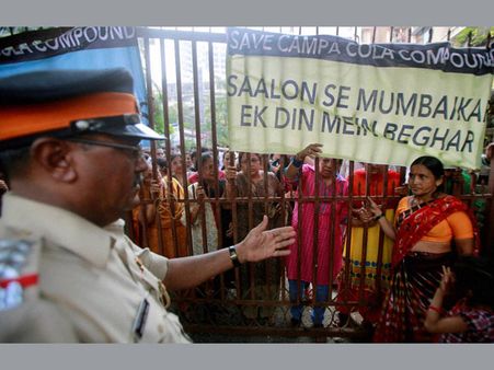 Campa Cola demolition: Residents ready to rebel as BMC arrives to cut power