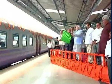 We want to win hearts of people of J&K: PM after flagging off Katra train