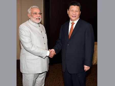 PM Modi meets Chinese President Xi Jinping ahead of BRICS Summit