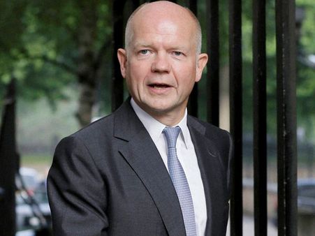 Britain's William Hague steps down as foreign secretary