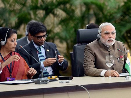 PM Narendra Modi leaves for home