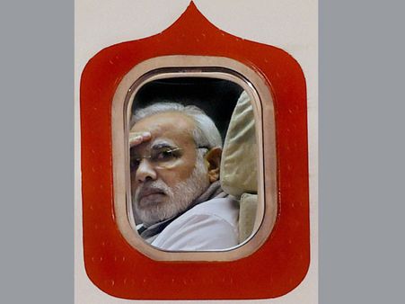 Narendra Modi's flight was on the same route as MH 17