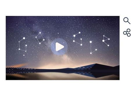 Google Doodle celebrates spectacular meteor shower