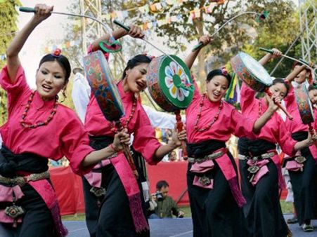 Tibetans celebrate their Democracy Day