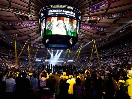 PM Narendra Modi overwhelmed at Madison Square Garden programme