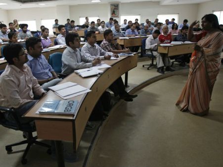 In Gurgaon, toilets turn classrooms for MA students